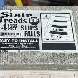 NEW - Stair Treads 4-Piece Set