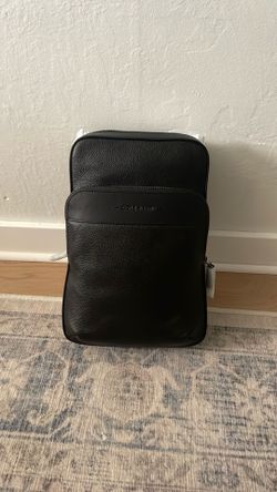 Cole Haan Triboro Leather Sling Bag New Black