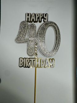 Cake topper 40