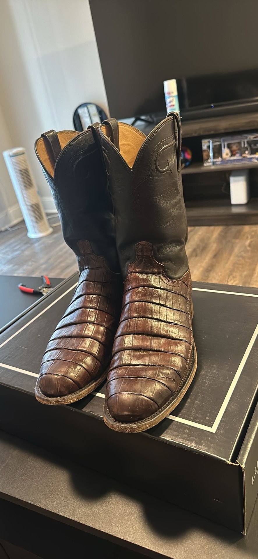 Lucchese Gerard Roper Boots Size 11.5