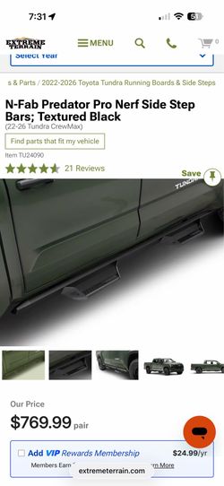 Toyota 2026 running boards