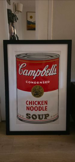 Andy Warhol Campbell's Chicken Noodle Soup – Sunday B. Morning Screen Print