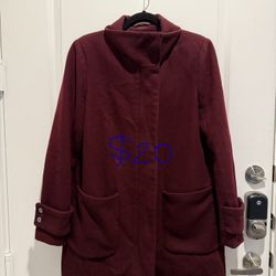 Kenneth Cole Marroon Jacket (M)