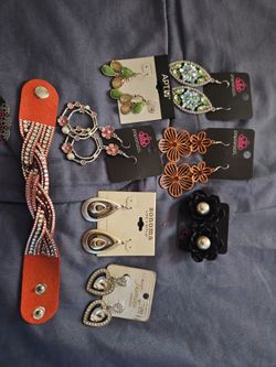 Earrings $ 1 each or $ 5 for all