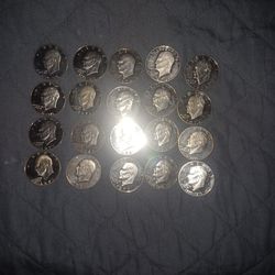 SILVER (PROOFS)  20 COINS 