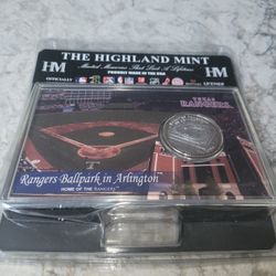 HIGHLAND MINT MINTAGE OF 5000 Texas Rangers Arlington Texas Staduim MLB