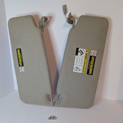 OEM 🔥 2007-2013 Acura MDX Sun Visor driver & passenger set Left Right Gray, $150.00