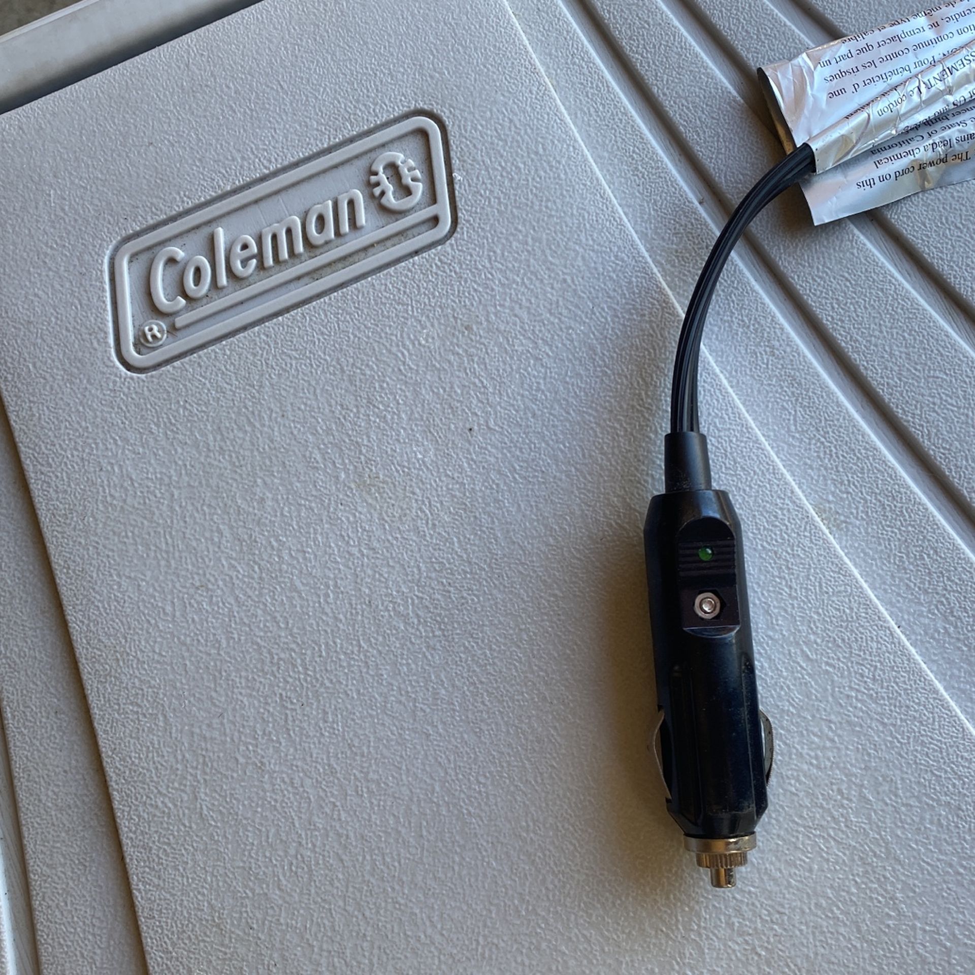 Coleman 40 Qt. Thermoelectric cooler with 120-Volt adapter