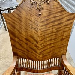 Classic Antique, Reupholstered , 60+ Year Old Rocking Chair