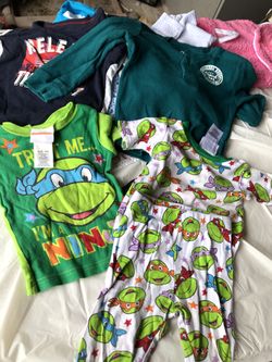 A lot of baby boy clothes