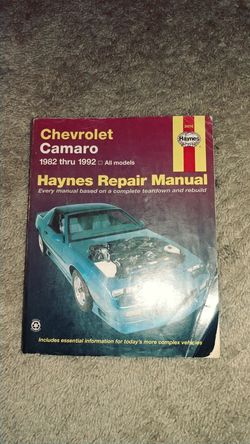Camaro repair manual
