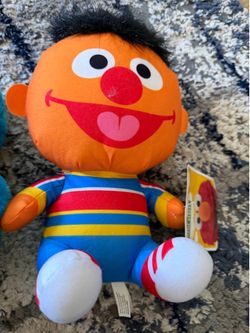 Sesame Street Ernie and Cookie Monster Plush Toys