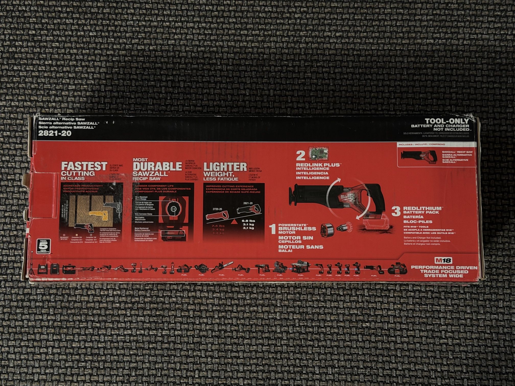 Milwaukee Fuel M18 Sawzall