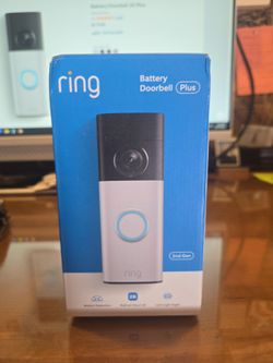 Ring Battery Doorbell 2k Plus --NIB