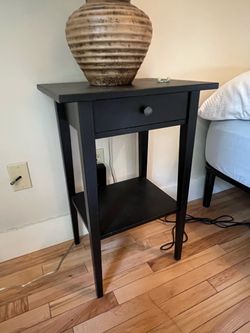 Black nightstand