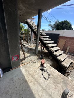 Concret steps