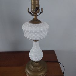 Vintage  Lamp Milk Glass........Lampara  Milk Glass Vintage 