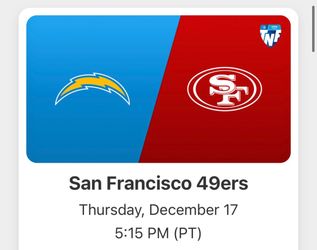 Chargers Vs 49ers