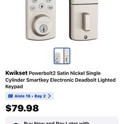 Digital Door Lock Kwik Set 