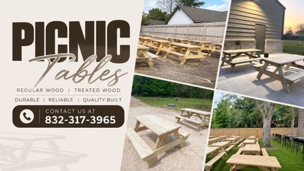 PICNIC TABLES 🧺