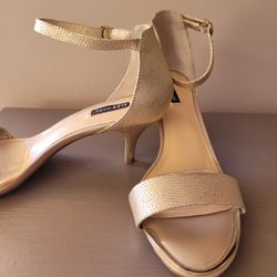 New Ladies Silver Or Gold DRESS SHOES