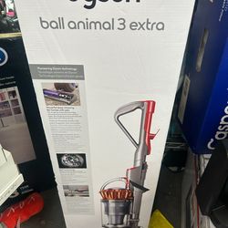 Dyson Ball Animal 3 Extra Upright Vacuum 11" Cleaning Path Silver: Bagless Multi-Surface Cleaner, Pet Hair Tool, 3 Speeds, 35ft Cord, Silver **