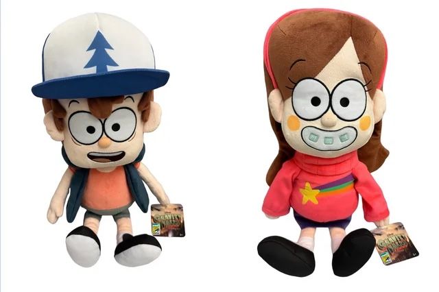 Disney Gravity Falls Dipper Pines and Mabel 18″ Plush SDCC 2024 UCC