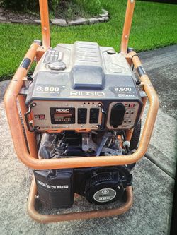 RIDGID / YAMAHA GENERATOR — 6800 / 8500 WATTS. EXTRA CLEAN & RUNS PERFECT !!