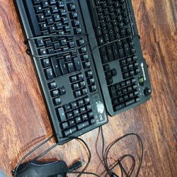1 iBuypower Keyboard, Steelseries Keyboard And iBuypower Mouse