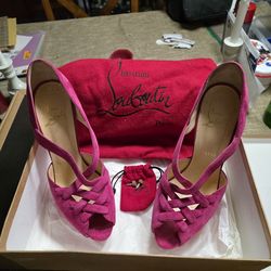 CHRISTIAN LOUBOUTIN LADY CORSET  HOT PINK