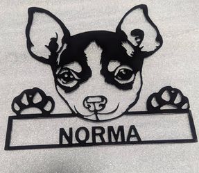 Dog Custom Metal Wall Decoration