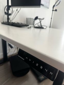 Autonomous Standing Desk + Gaming Chair + Dual Monitor Mount + Accessories