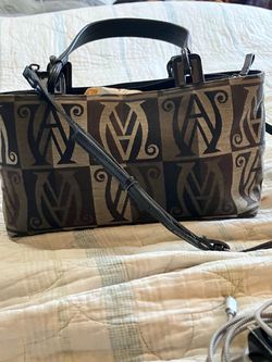 Monogram Canvas Handbag with Crossbody Strap