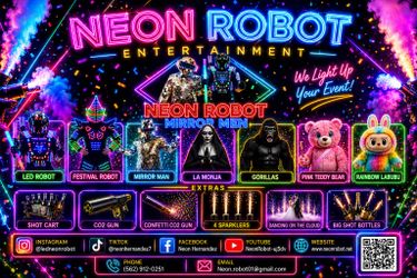Neon Robot 🤖