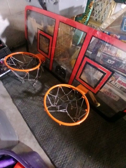 Kids Double Goal Basket Ball Board