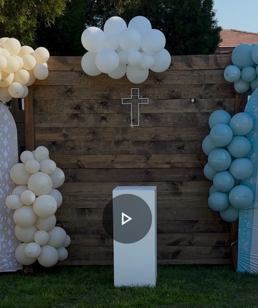 Wood Party Backdrop