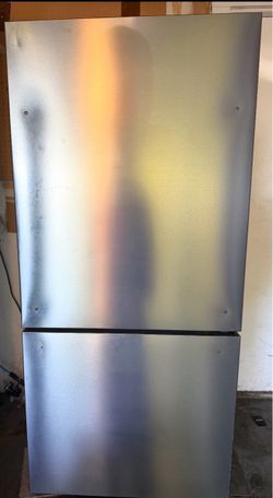 Stainless Steel Bottom Freezer Refrigerator