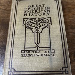 Great Epochs in American History set of books