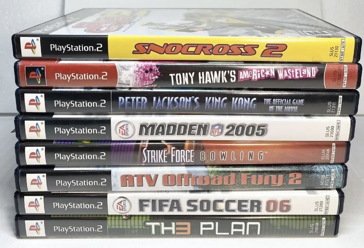 PS2 Lot of 8 Games CIB All Original Everything