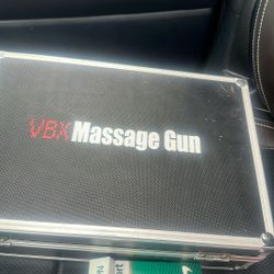 A massaging gun