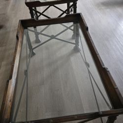 $60 Coffee Table And Matching End Table