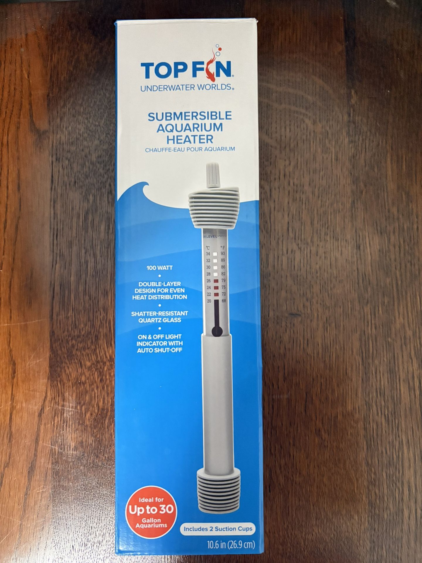 Top Fin aquarium heater