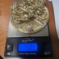 (I PAY YOU IF YOU FIND BETTER DEALS!!!) 74GRAMS!!! 10k GOLD!!! 31”LONG!!! 