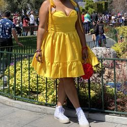 Golden Yellow Dress 