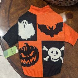 Halloween Dog Sweater, XL, $5, New