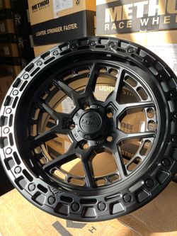 17” lock Off road COMMANDO MATTE BLACK 5x127