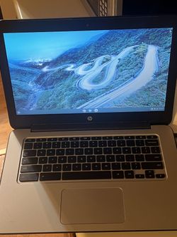 HP G4 14 “ chrome laptop