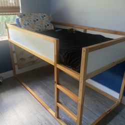 Ikea Kura Reversible Bed Twin White/Pine