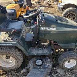 Craftsman Gt5000 Runs And Mows As It Should New Belts New Battery 650 Cash 