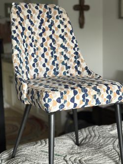 2 Pier 1 ~Patterned Chairs